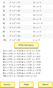 برنامه‌نما Algebra - Equation Generator عکس از صفحه