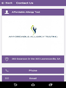 Allergy Testing captura de pantalla 7