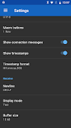 برنامه‌نما Serial Bluetooth Terminal عکس از صفحه