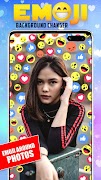 Emoji Background Changer 😍 Emoji Photo Editor App اسکرین شاٹ 4