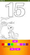Dino & Dragon Numbers Coloring 截圖 4