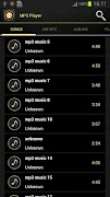 MP3 Player for Android اسکرین شاٹ 1
