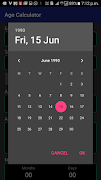 Age and Date Calculator captura de pantalla 7