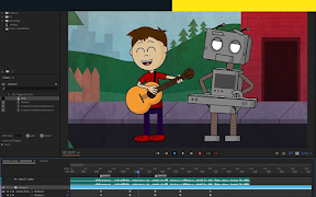 برنامه‌نما Adobe Animate Tutorial عکس از صفحه
