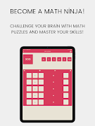 Number Ninja -Math Puzzle Game اسکرین شاٹ 5