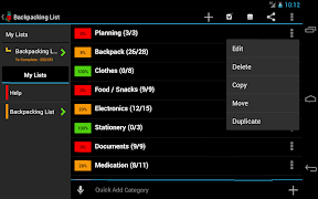 Backpack Planner स्क्रीनशॉट 6