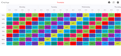 Jadual kursus screenshot 7