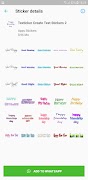 6 Schermata Texticker Create Text Stickers