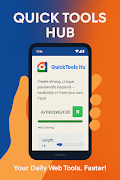برنامه‌نما quick daily tools  web hub عکس از صفحه