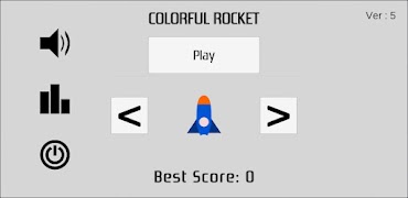 Colorful Rocket постер