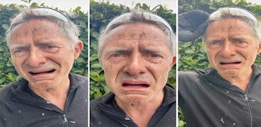 Crying Face Filter Hint الملصق