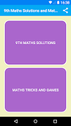 Maths IX Solutions for NCERT ポスター