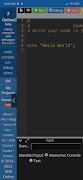 Linux shell console ภาพหน้าจอ 3