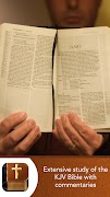 Bible with commentaries poster