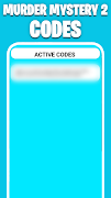 Murder Mystery 2 Codes imagem de tela 1