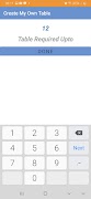 Create My Own Math Table screenshot 1