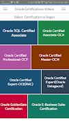 Oracle Certifications Video Lectures Cartaz