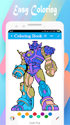 Robot Coloring Book スクリーンショット 1