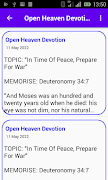 Open Heaven Devotion スクリーンショット 1