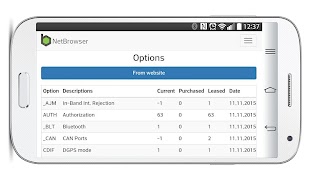 JAVAD NetBrowser screenshot 5