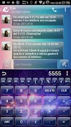 AI Keyboard Theme Glass Galaxy 截图 3