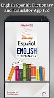 English Spanish Dictionary Pro bài đăng
