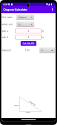 diagonal calculator โปสเตอร์