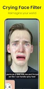 Crying Face Camera Filter تصوير الشاشة 7