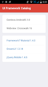 UI Framework Catalog-poster