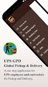 UPS Global Pickup & Delivery Plakat