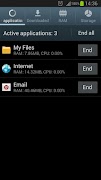 Task Manager Note 2 Shortcut captura de pantalla 1