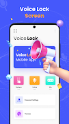 5 Schermata Voice Screen Locker App Locker
