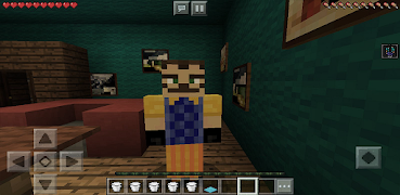 Minecraft Hello neighbor Mod poster