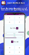 Math Game :  learn and workout اسکرین شاٹ 7