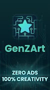 GenZArt: Fast AI Art Generator 海報