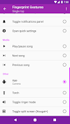 Fingerprint Gestures screenshot 2