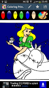 Coloring Princesses screenshot 2