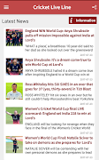 Cricket Live Line Screenshot 2