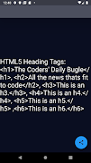 BASIC HTML5 TAGS screenshot 3