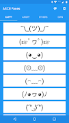 ASCII Faces Poster
