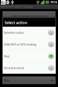 GpsEmailTracker Light captura de pantalla 1