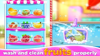 Fabricant de jus de fruits Affiche
