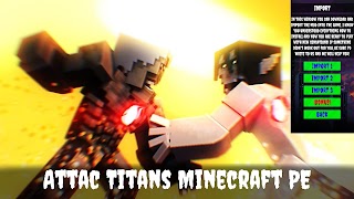 Attac Titans Mod Minecraft PE โปสเตอร์