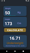 BMI Calculator syot layar 4
