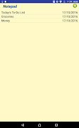 5 Schermata Notepad