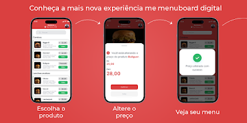Menuboard App syot layar 3