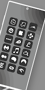 1 Schermata iOS 16 Dark - Icon Pack