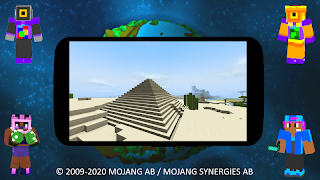 Poster Desert Structures Mod MCPE