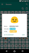برنامه‌نما Character Pad - Unicode عکس از صفحه