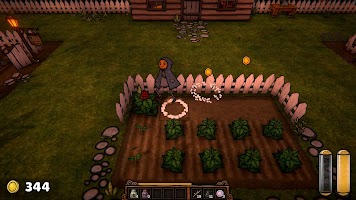 pumpkin panic cosy farm poster